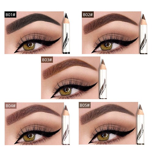 Matita sopracciglia impermeabile nera marrone con pennello trucco cosmetico! - Foto 3 di 18