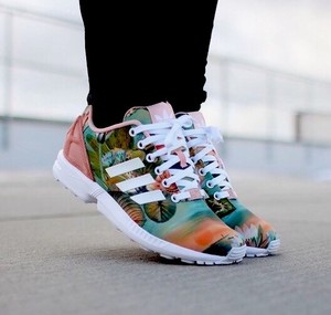 adidas slip on floral