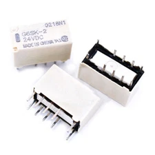 2Pcs G6SK-2 24VDC Power Relay 10Pins