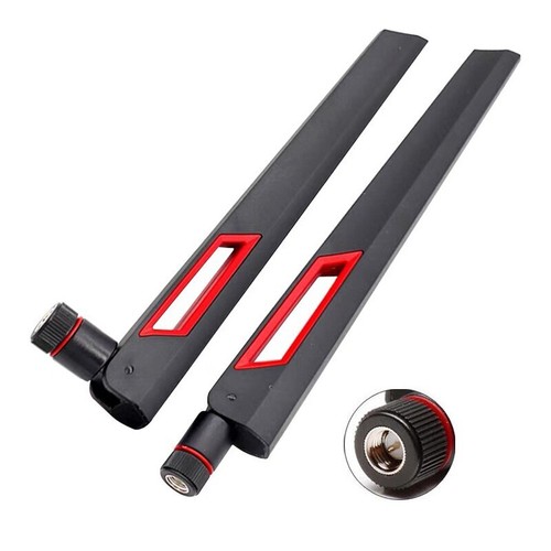 Antenne WIFI 2pcs12dBi Double Bande 2.4G 5G 5.8G RP SMA Mâle pour Routeur ASUS AX88U - Photo 9/15
