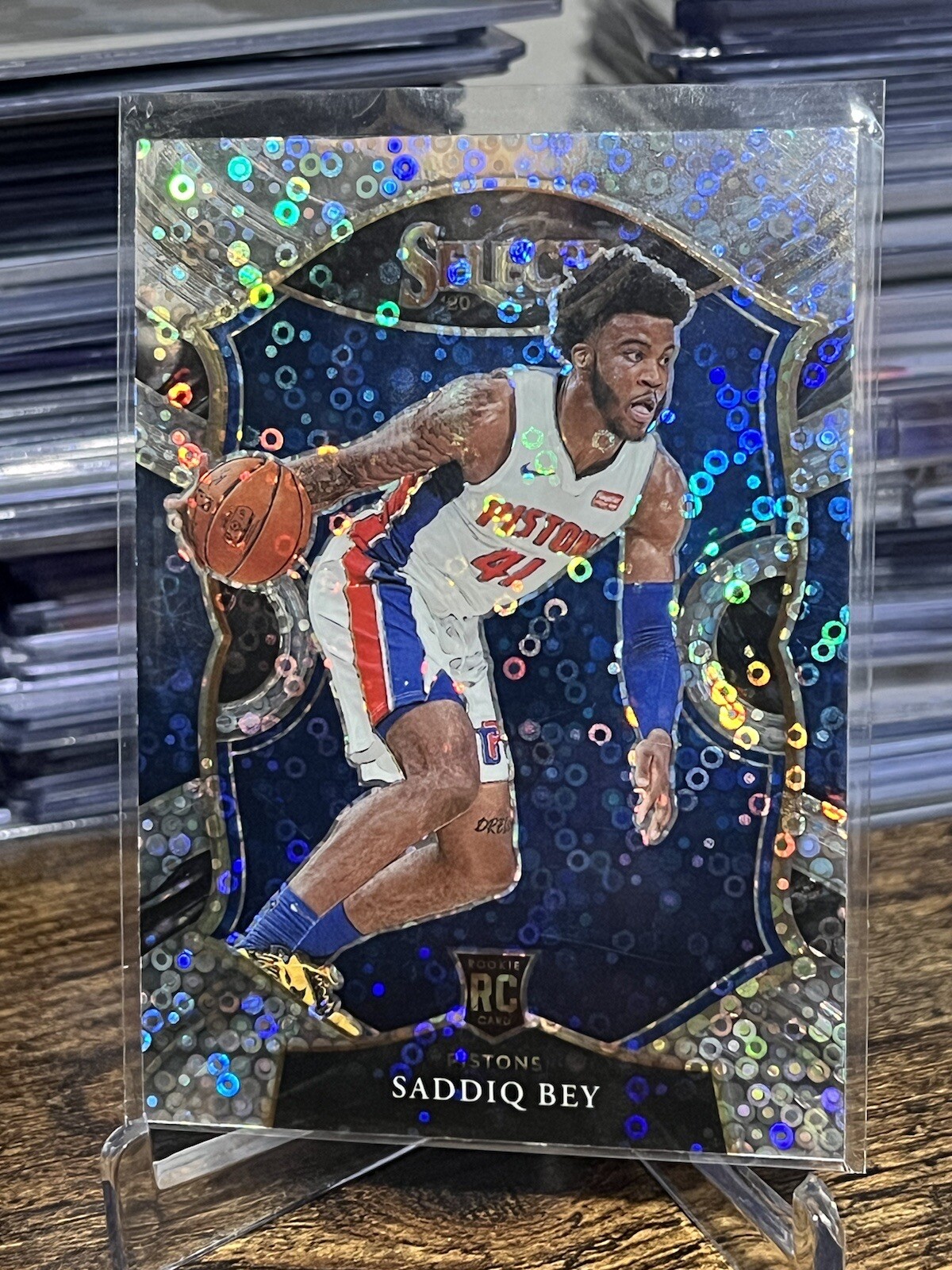 Saddiq Bey Rookie Card Card 2020-21 Select Prizms Disco #79 Concourse