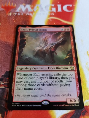 Mtg. Etali Primal Storm. Foil. Foundations. Pack Fresh | eBay