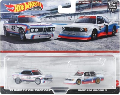 Hotw Wheels HFK55 HBL96 2er Pack BMW 73 BMW 3.0 CSL Race Car + BMW 320 Group 5