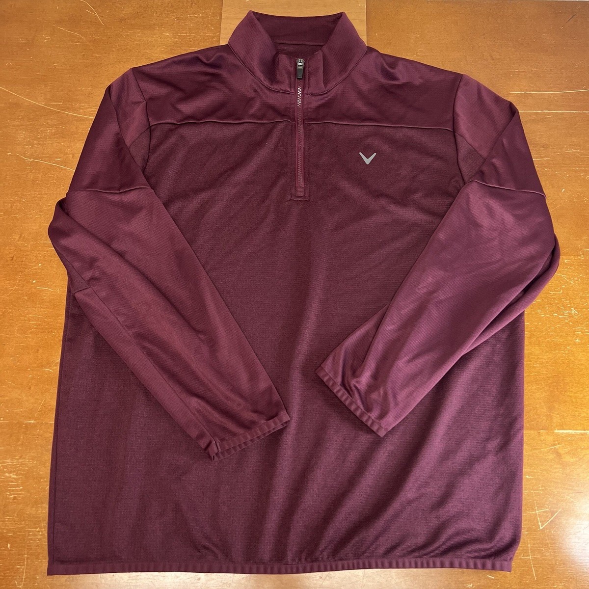 Callaway Sweater Mens XL Red Pullover 1/4 Zip Long Sleeve Golf | eBay