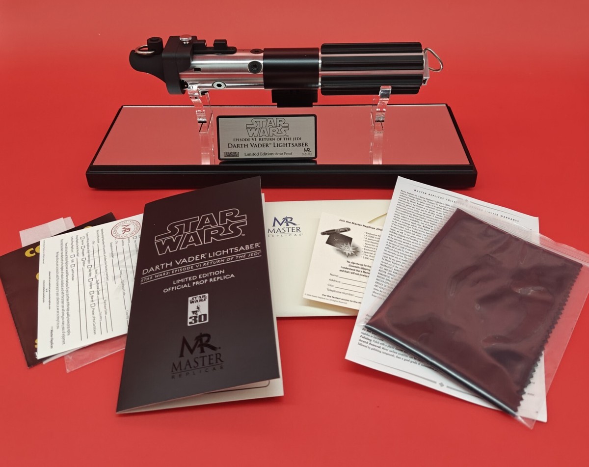 Rare Artist Proof Master Replicas Star Wars ROTJ Darth Vader