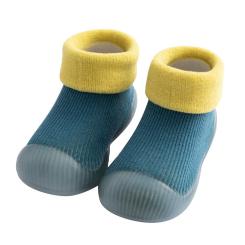 Kinder Baby Mädchen Jungen Kleinkind Anti-Rutsch Hausschuhe Socken Winter Warm Baumwolle Schuhe - Bild 3 von 18