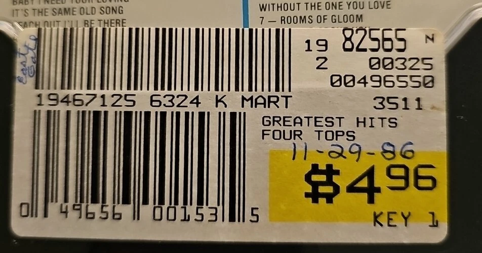 The Four Tops - Greatest Hits Cassette SEALED Motown - Image 3 of 4