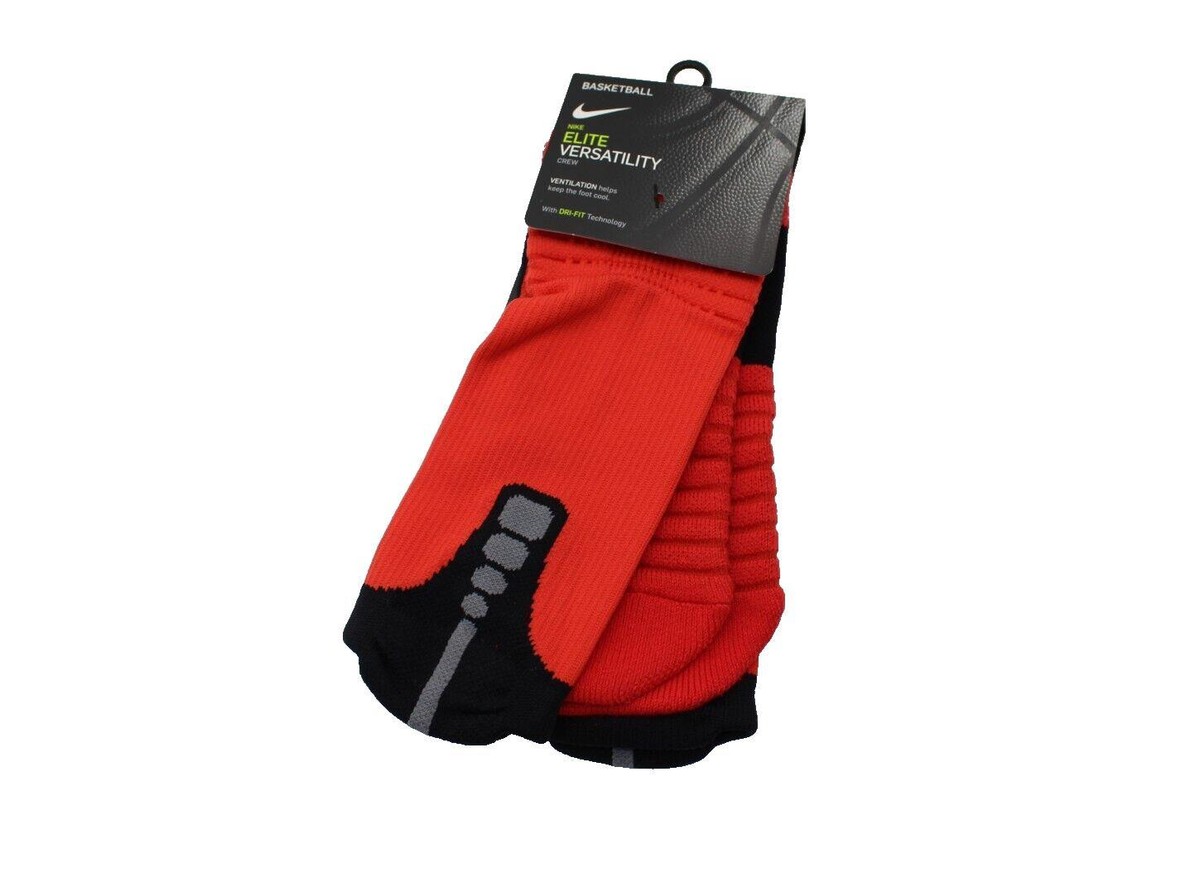 nike elite versatility high quarter basketball socks