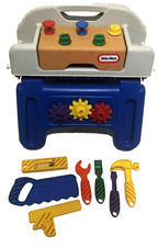 Vintage Little Tikes HandiWorker Workbench Workhorse Tool Bench-COMPLETE