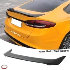 FOR FORD MONDEO V CD CE GLOSS BLACK REAR BOOT SPOILER WING SPORT STYLE 2014-2022