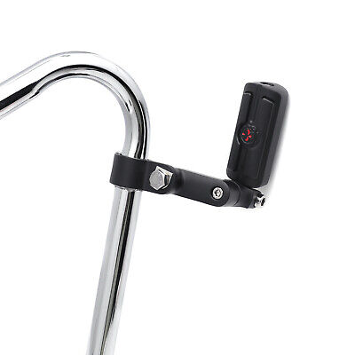 Black 1.25" 32mm Adjustable Highway Foot Pegs Peg Mount Kit For Harley Touring