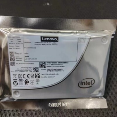 960GB SSD INTEL D3-S4600 SERIES SSDSC2KG960GZL 6Gb/s SATA Solid State Drive