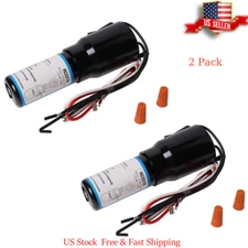 2PK RCO210 3 in 1 Relay Hard Start Capacitor Kit For Refrigerator 1/2 HP 115VAC