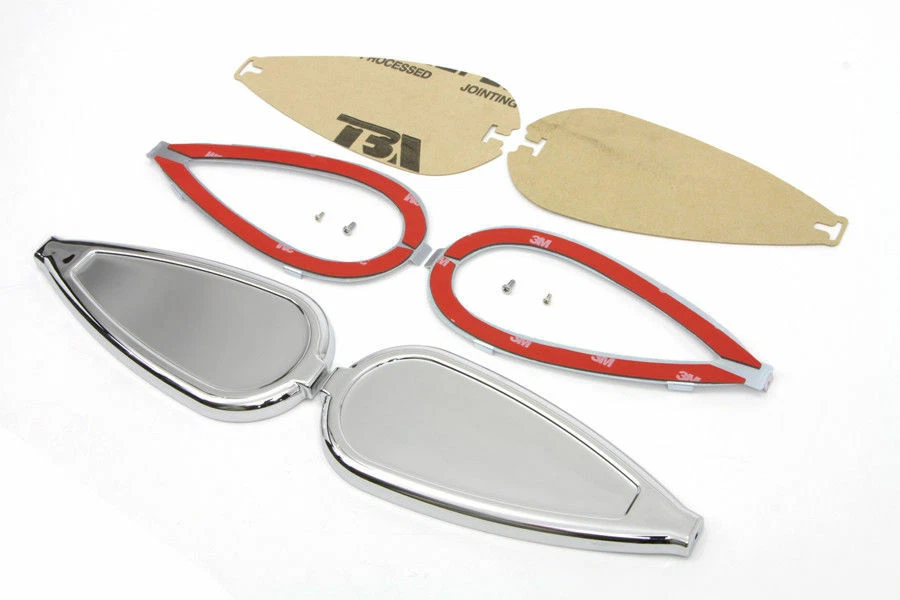 Kit emblema tanque de gasolina Tear Drop para Harley Davidson por V-Twin Foto 2 de 2