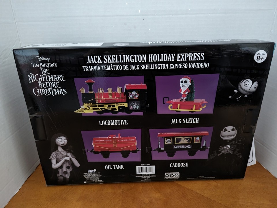 The Nightmare Before Christmas Jack Skellington Holiday Express Train