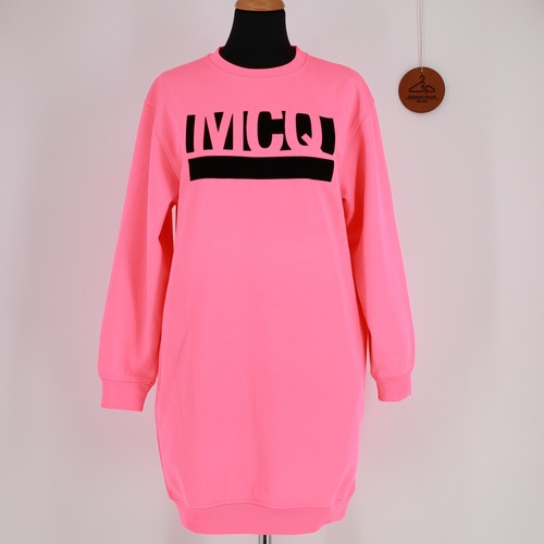 MCQ ALEXANDER MCQUEEN Logo Pullover Long Sleeve Dress NWOT Size XS