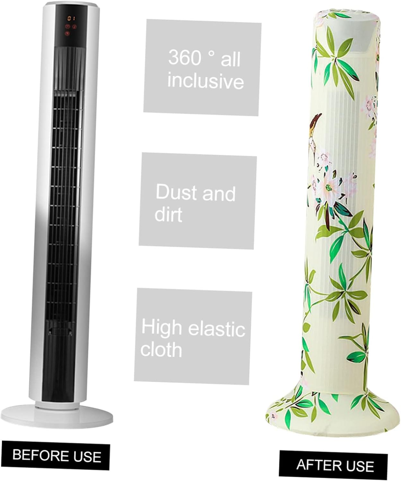 1Pc Tower Fan Cover Tower Fan Dust Guard Summer Fan Cover Tower Fan