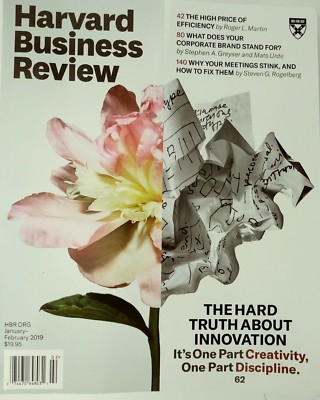 Harvard  Business Review Magazine January-February 2019 M538