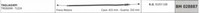 Kabel Bremse Motor Kaaz Hecke-SchneidgeräTe TM2600M TLE24 415 Mm Abdeckung 310