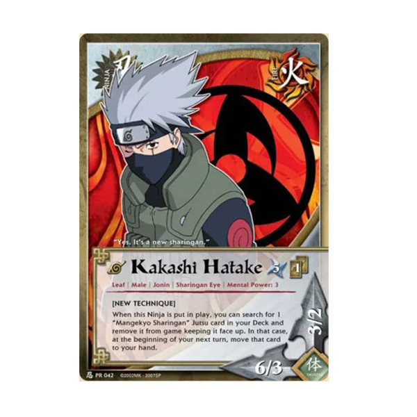 Naruto CCG Kakashi Hatake PR 042 NM Foil Promo x3 | eBay