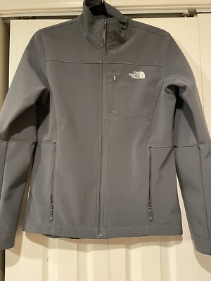 The North Face Women- Gray Jacket, Apex Bionic Full Zip Softshell