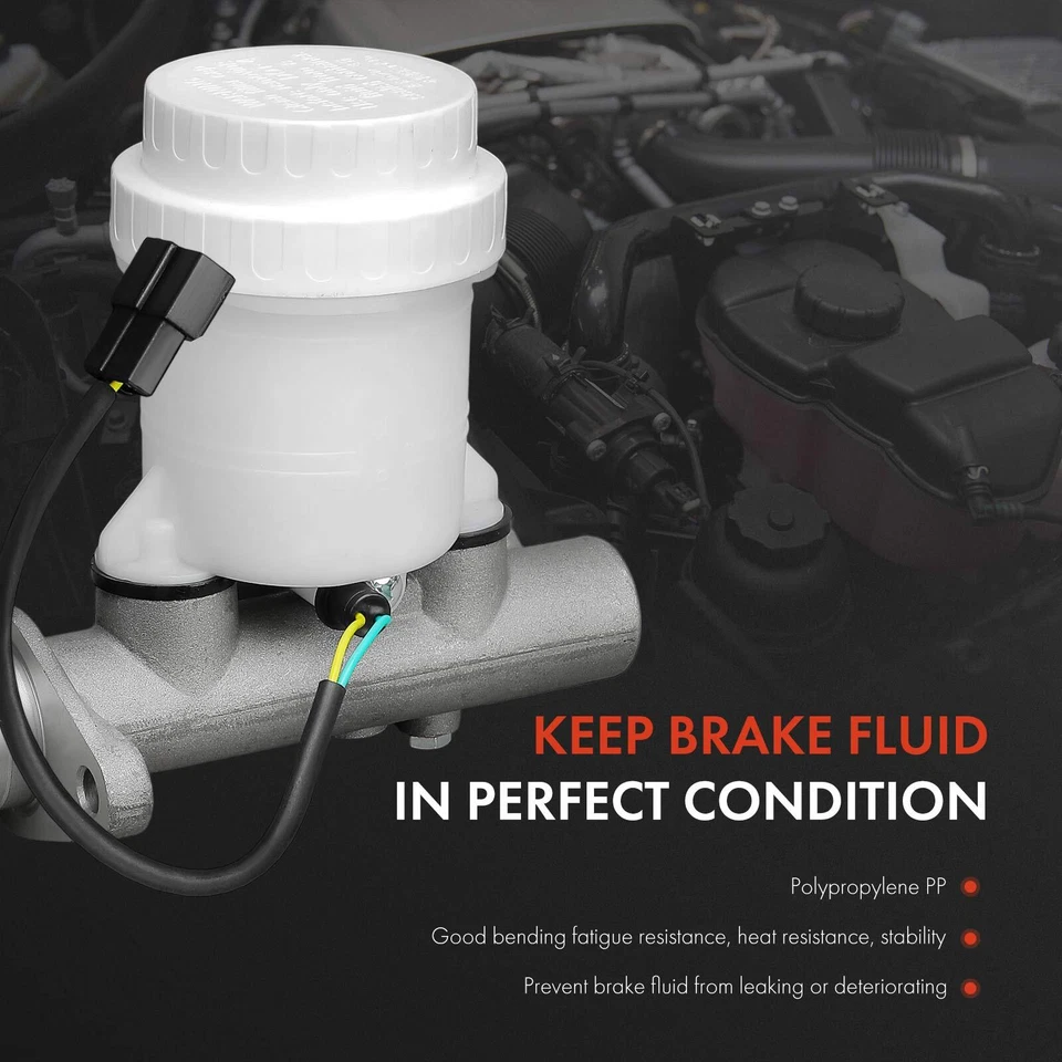 Cilindro maestro de freno con depósito y sensor para Dodge Raider Ram 50 Mitsubishi Foto 3 de 4