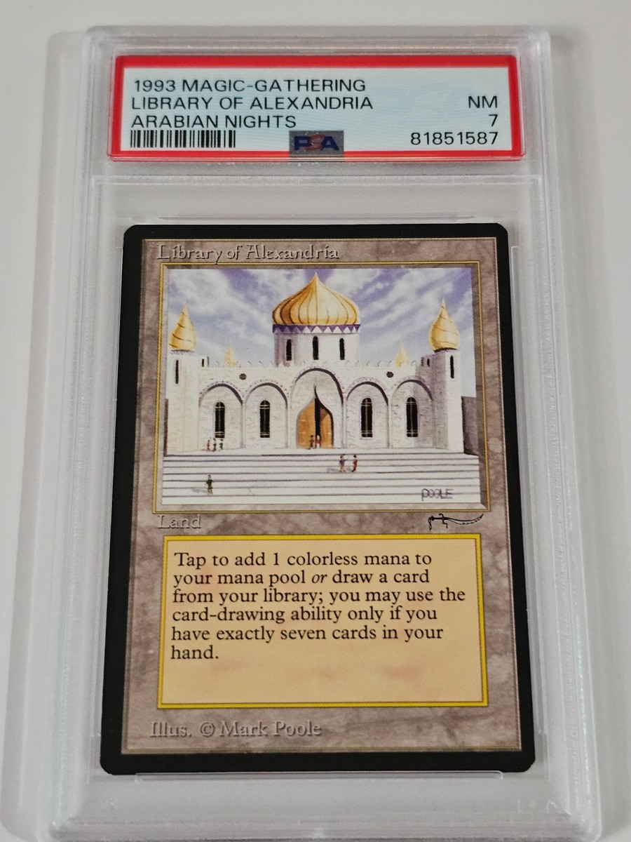 library of alexandria MTG アラビアンナイト　psa６ MTG Library of Alexandria English Arabian Nights EX/Good | eBay