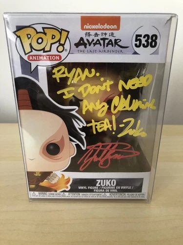 Dante Basco Funko Pop Zuko Signed Avatar The Last Air bender 