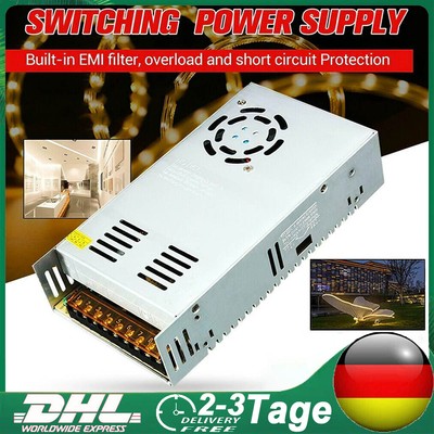 Schaltnetzteil 12V 30A 360W - Netzadapter Für LED, CCTV & Mehr