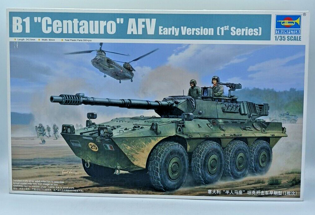 Trumpeter 1/35 B1 Centauro AFV  (1st Series) # 01562 - Plastic Model Kit. M24
