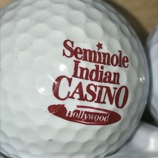 Seminole Indian Casino Hollywood Logo Golf Ball I-7-9 - 1ct one