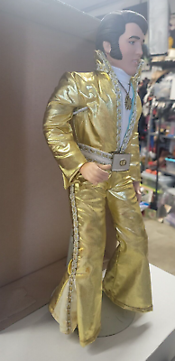 VINTAGE PORCELAIN ELVIS PRESLEY WORLD DOLL GOLD PLATINUM VINTAGE PORCELAIN ELVIS PRESLEY WORLD DOLL GOLD PLATINUM