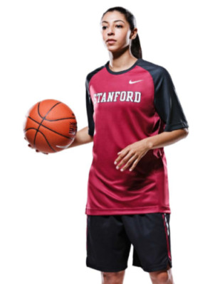 NWT NIKE Stanford Cardinal Women Basketball Elite Shirt Jersey Short Sleeve NEW