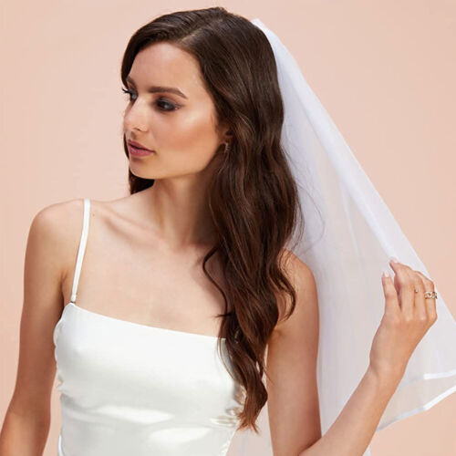Hochzeit - Braut - Schleier mit Kamm Haarschmuck Hochzeit DHL - Bild 15 von 17