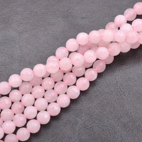 Wholesale Natural Gemstone FACETED Round Spacer Loose Beads 4MM 6MM 8MM 10MM - Picture 78 of 135