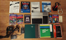 LOT Texas Instruments TI99/A Computer Game Cartridges Manuals Vintage UNTESTED