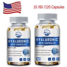Hyaluronic Acid Capsules 850mg Support Joint Health Reduce Wrinkles Anti Aging