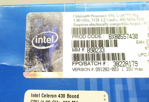 Quantity 4 Used Open Boxed Socket 775 Intel Celeron CPUs - Picture 6 of 23
