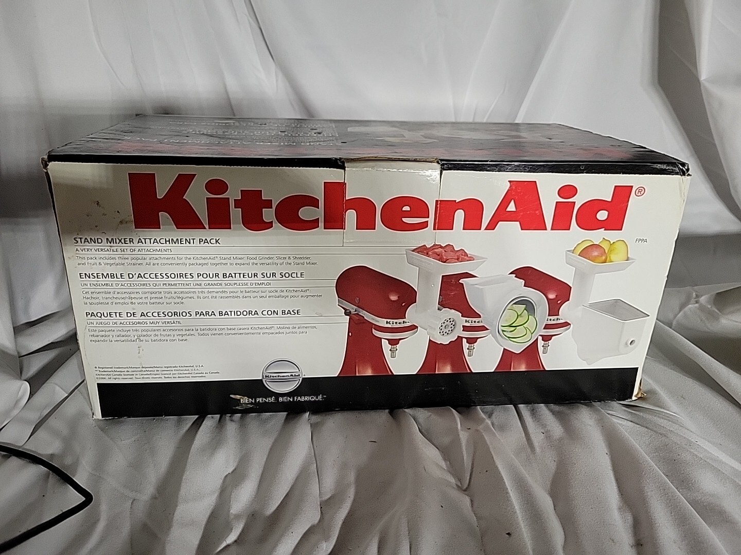 KitchenAid FPPA Attachment Pack for KitchenAid Stand Mixers White EUC 786513414182 eBay