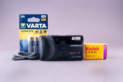 フィルムカメラ Olympus AF-10 QUARTZ DATE G05-0320-12v Olympus AF-10 Mini Quartz DatePoint & Shoot Film Camera | eBay
