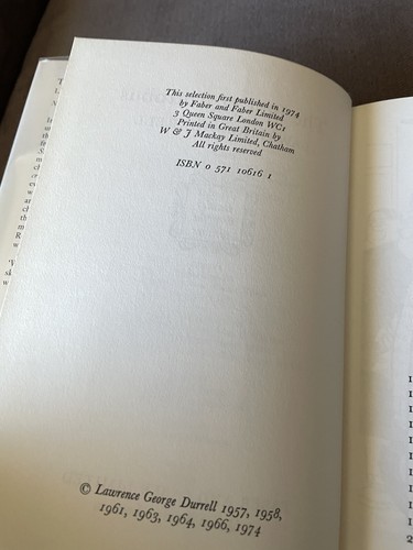 THE BEST OF ANTROBUS - LAWRENCE DURRELL. FIRST EDITION - Picture 4 of 5