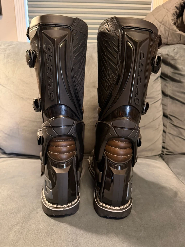 Botas Gaerne Fastback Enduro Resistencia - Negras/Marrones - Talla 10 Foto 3 de 4