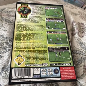 Sega Worldwide Soccer '97 - Sega Saturn Game With Manual - Untested and scratche