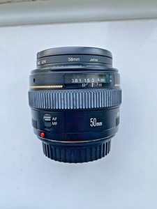 Canon EF 50mm f/1.4 USM Prime Lens – EF Mount – Tested, Front & Rear Caps