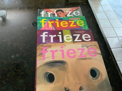 Frieze Magazine Lot  4 Issues  #'s 245, 246, 247 & 248