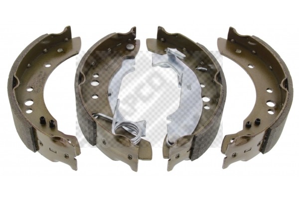 Bremsbackensatz Hinten FüR Citroen C2 C3 I II Pluriel Peugeot 1007 2002->>-image