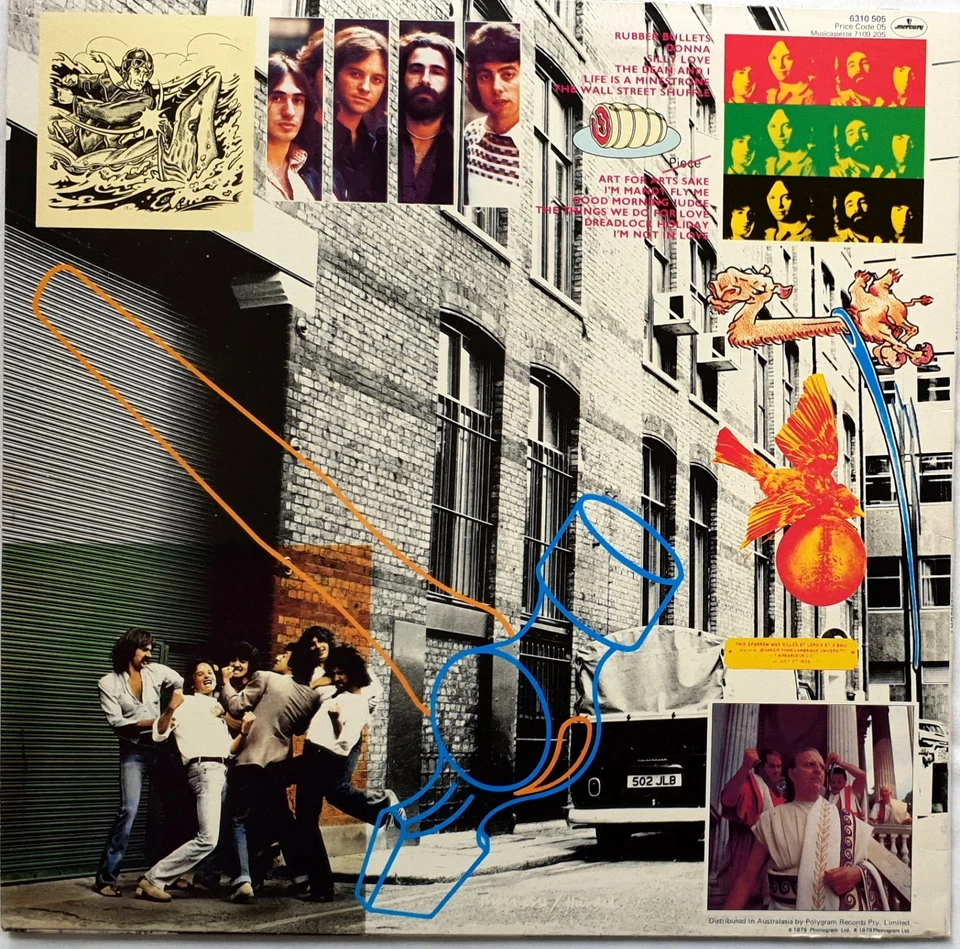 10cc – Greatest Hits 1972-1978 Vinyl LP Album Mercury Australia – 6310 505 - Image 3 of 3