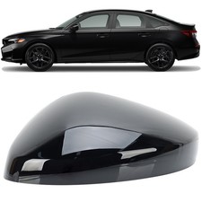Left Side Mirror Replacement Cove Black with Clips for Honda Civic 2022-2026