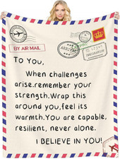 Blanket Gifts for Women Men - Get Well Blanket, Inspirational Blankets Gifts for