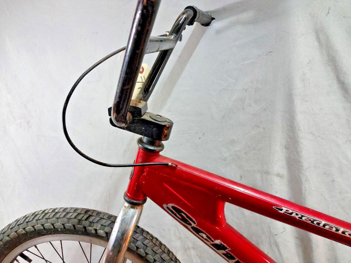 1991 Schwinn Predator Trail BMX Bike MidSchool Red Steel Vintage